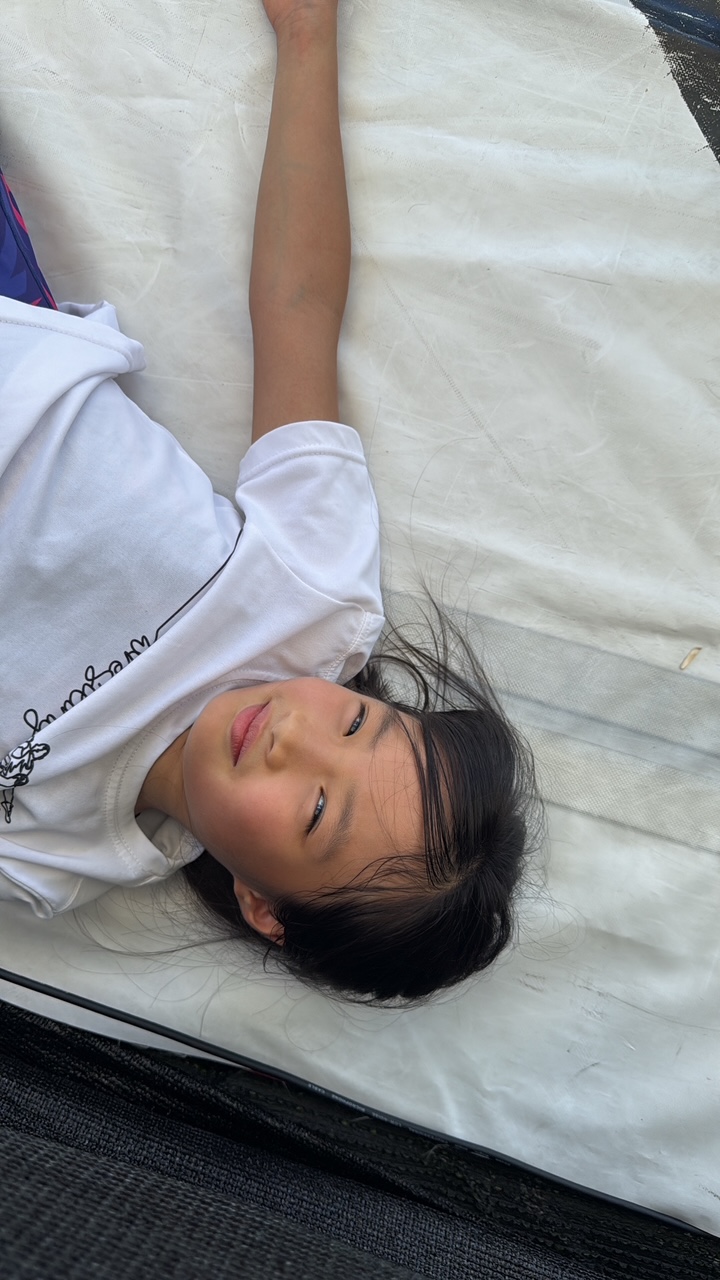 Our young princess of the mat is rising.